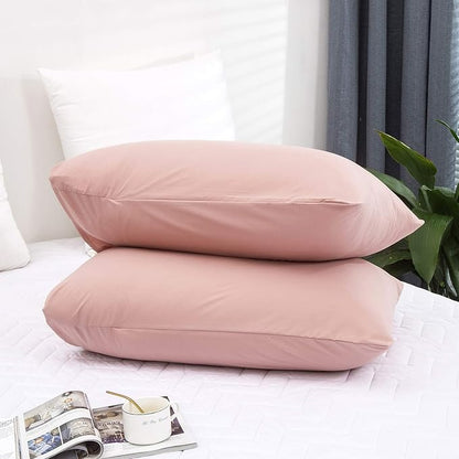 CLOTHKNOW Pink Twin/Twin XL Comforter Set Dusty Rose Bedding Comforter Sets Girls Kids Comforter Mauve Comforter with 2 x Pillowcases