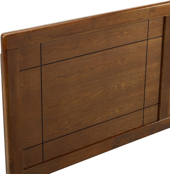 Modway MOD-6220-WAL Archie Twin Wood Headboard, Walnut