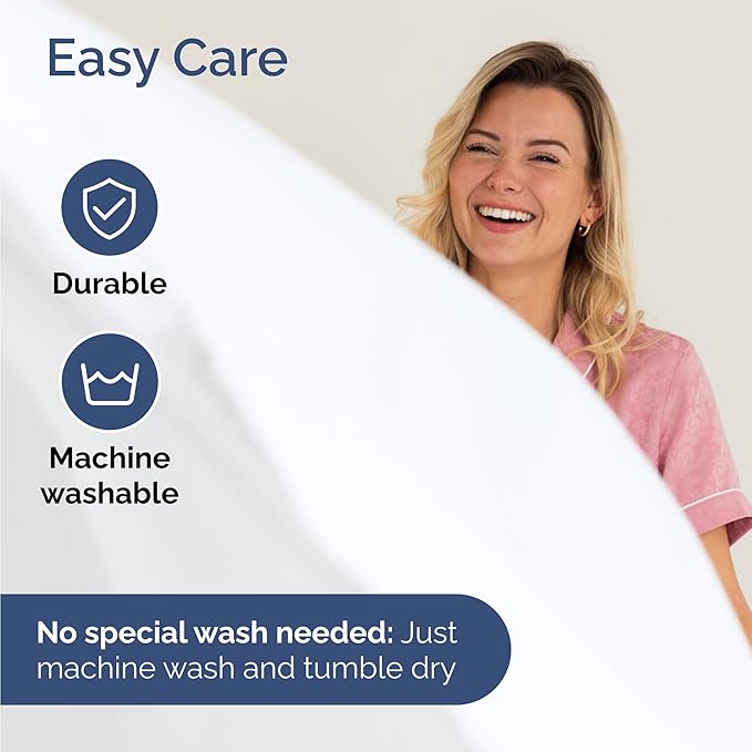 Bulk Case Pack of 16 Sheet Sets - (16) Complete Sheet Sets - Bulk Full Bedding - Wholesale Case Pack for Hotels, Spa & Airbnbs - Deep Pocket, Fade & Wrinkle Free - Cooling & Breathable - Full, White