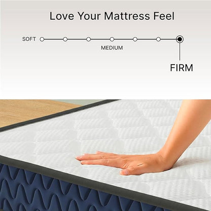 Signature Design by Ashley Queen Size Medium Firm 6 Inch Memory Foam Mattress with Breathable Quilted Cover, Fiberglass Free, Mattress in A Box