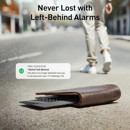 2026 Apple MFi Certified Wallet Tracker Smart Card for Find My iPhone Ultra Thin Air Tracker Tag for Travel, 5 Years+ Staying Power, IP69 Waterproof, Key Finder & Item Locator for Keys, Bags, Passport