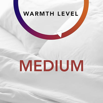 Serta Supersoft Cooling 2 Piece Reversible Comforter Set with Pillow Covers for All Season, Twin/Twin XL, Peacoat