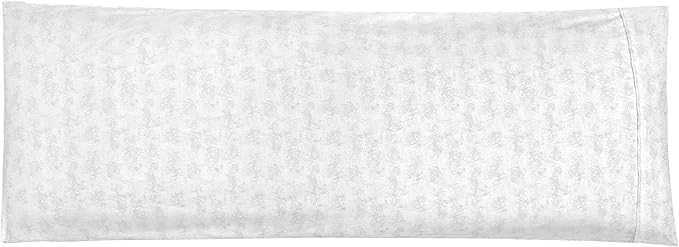 Elegant Comfort Ultra Soft 1-Piece Set Sea Waves Print Pillowcases - 1500 Premium Hotel Quality Microfiber, Soft and Smooth Hidden Zipper Closure 1-Piece Pillow Covers - Body Pillowcase, Wave Beige