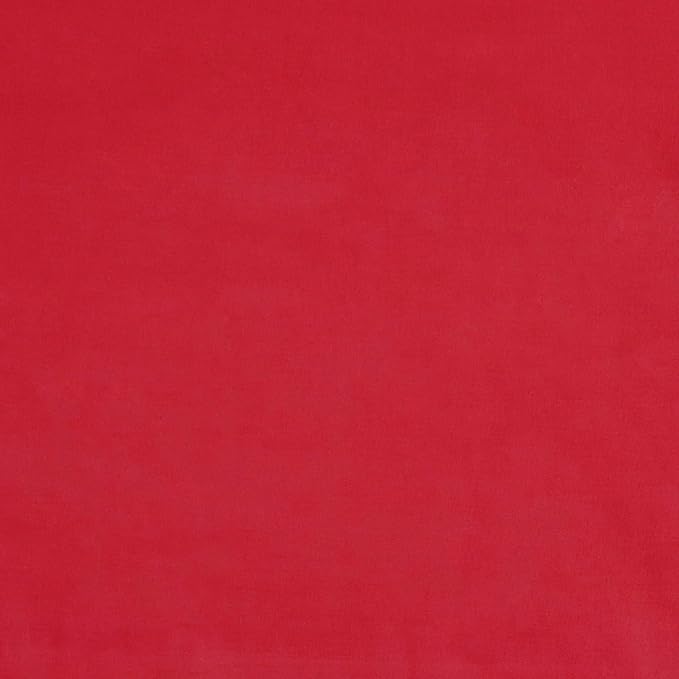 Amazon Basics Kid's Soft, Breathable, Machine Washable Microfiber 3-Piece Sheet Set with Pillowcase, Twin, Red, Solid