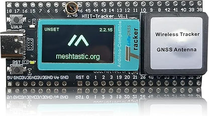 Heltec ESP32 SX1262 UC6580 LoRa Meshtastic Asset GPS Wireless Tracker | 0.96-inch LCD Display, Wi-Fi BLE Dual Wireless, Pet Bike Vehicle Asset Tracking, Off-Grid Hiking & Outdoor IoT Positioning