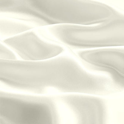 BEDELITE Satin Pillowcase with Zipper 2 Pack, Ivory Pillow Cases Standard Size, Super Soft and Cooling Similar to Silk Pillow Cases, Gift for Women Men(20x26 Inches)
