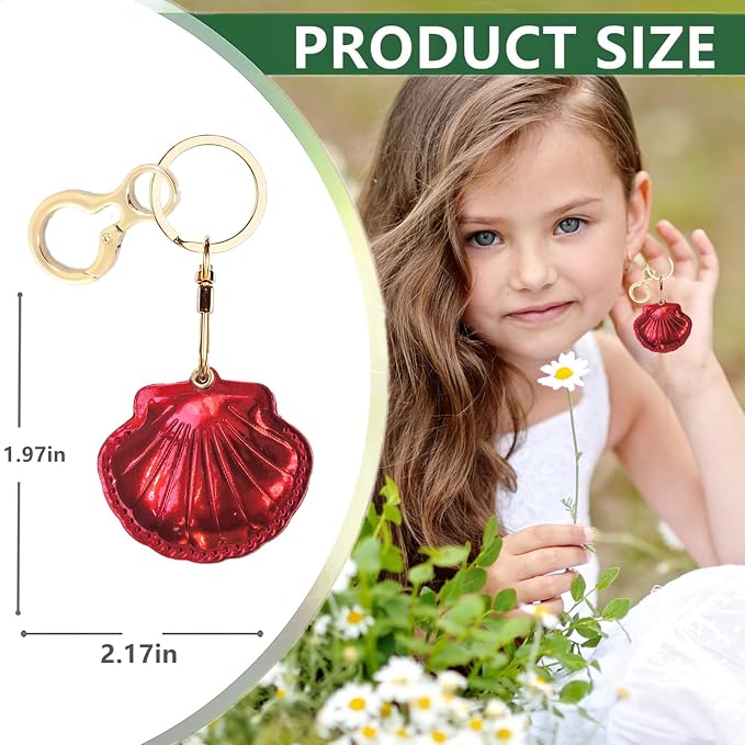 Leather Keychain Holder Case Compatible with AirTag,Cute Protective Bright Cover with Keyring,Anti-Scratch Finder GPS Tracker Case for Wallet Keys,bag,pets,Backpack(Dark Red)