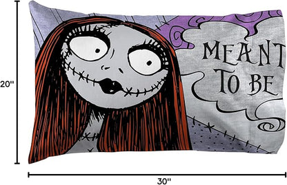 Disney Nightmare Before Christmas Meant to Be 2-Pack Reversible Pillowcase