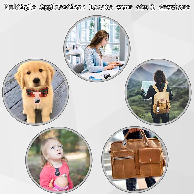 2 Pack for Airtag Holder Case Tracker,Silicone Hidden Kid Holder for Airtag | For Airtag Tracker with Invisible Pin, Anti Lost for Air Tag Case Cover for Toddlers, Elderly, Pet, Clothing