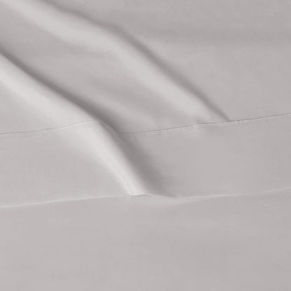 Amazon Basics Lightweight Super Soft Easy Care Microfiber 3 Piece Bed Sheet Set with 14-inch Deep Pockets, Twin X-Large, Light Grey, Solid (Pack of 4)
