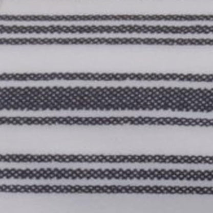 Nautica - Queen Size Sheet Set, Crisp & Tailored Cooling Sheets with a Smooth Cotton Percale Lightweight Feel - Bed Sheets with Matching Pillowcases & Fitted Sheet (Coleridge Stripe Charcoal)