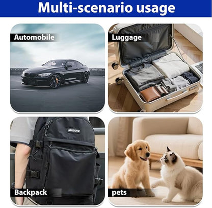 Pet GPS Tracker for Dogs & Cats, No Subscription Required, Smart Location Tracker for iOS & Android, IP67 Waterproof, Built-in Speaker, 1-Year Battery, Location History & Sharing