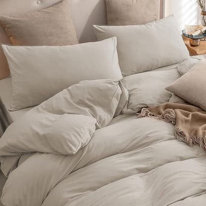 PURE ERA Jersey Knit Pillowcases 100% T-Shirt Cotton Super Soft Comfy Breathable, Set of 2, King 20" x 36", Solid Dark Beige