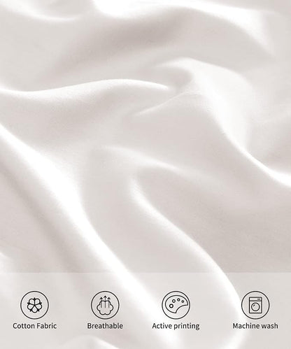 Warmstar Cotton Body Pillow Cover 1 Pack, 600 Thread Count Body Pillow case 20"x54", Long Body Pillow Case Cover Soft Breathable with Envelope Closure,White