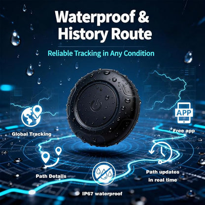 GPS Tracker for Vehicles,Car Portable Magnetic GPS Tracking Device-GF20 | Full Global Coverage Location Tracker for Car,kids,dogs,Trucks/Person. Real Time No Subscription Required/No Monthly Fee