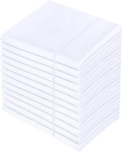 Utopia Bedding King Pillow Cases - 120 Pack - Envelope Closure - Soft Brushed Microfiber Fabric - Pillow Covers 20 X 40 Inches (King, White)