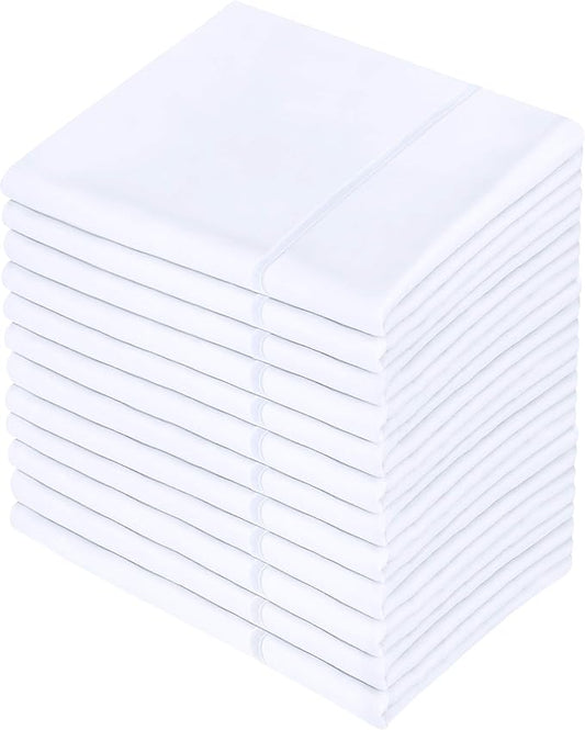 Utopia Bedding King Pillow Cases - 120 Pack - Envelope Closure - Soft Brushed Microfiber Fabric - Pillow Covers 20 X 40 Inches (King, White)
