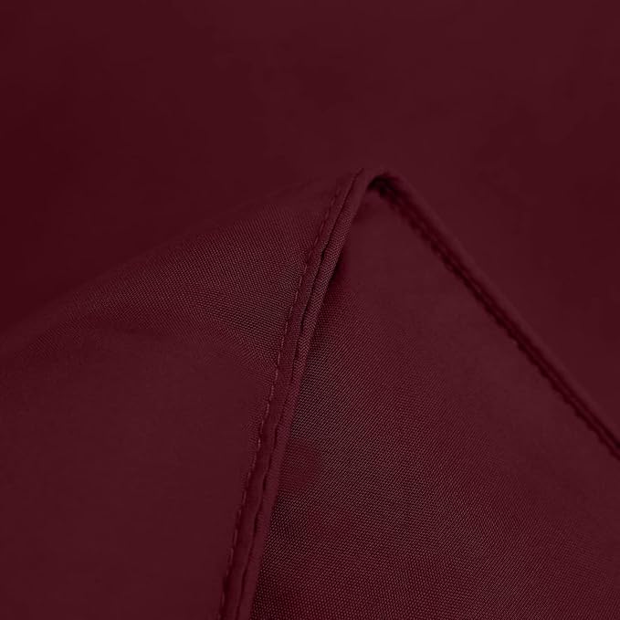 Utopia Bedding Comforter Duvet Insert, Quilted Comforter with Corner Tabs, Box Stitched Down Alternative Comforters Twin Size (Burgundy)