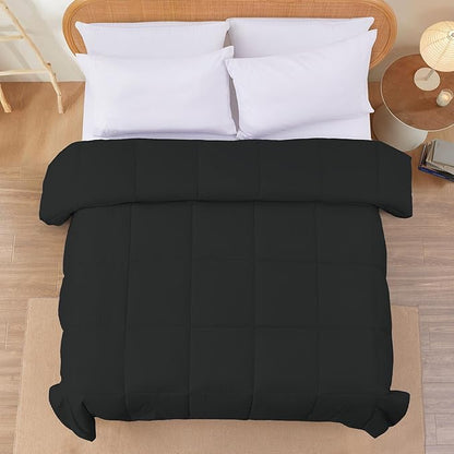 Modern Threads Down Alternative Reversible Comforter Black/Silver Queen