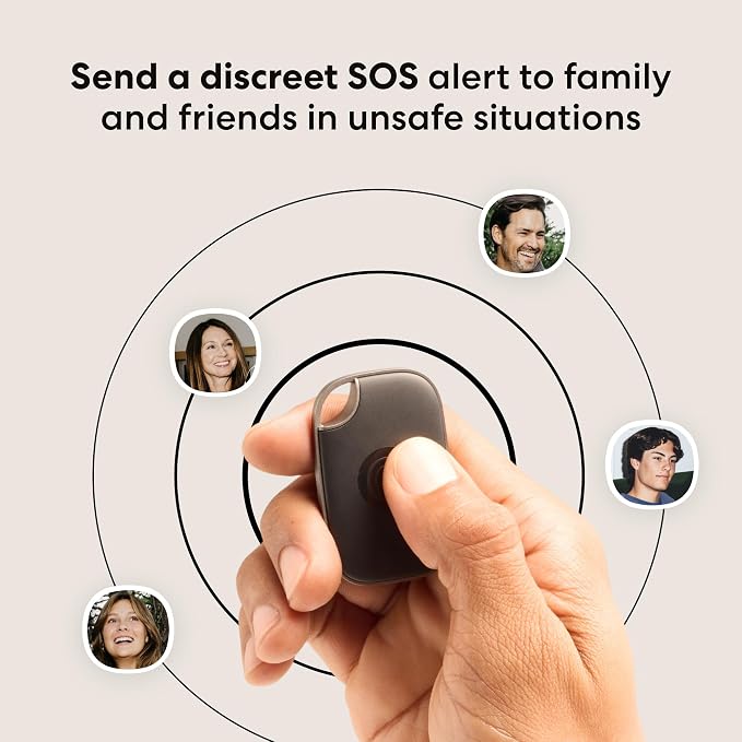 Life360 Tile Pro - Powerful Bluetooth Tracker, Key Finder and Item Locator for Keys Bags, and More. Both iOS and Android Compatible. Phone Finder. 2-Pack (Black/White)