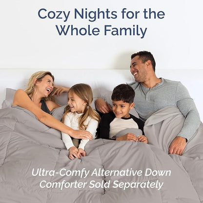 Full XL Bed Sheet - 4 Piece Full XL Bed Sheets Set - Soft, Breathable & Cooling - Hotel Luxury Bedding for Women, Men, Kids, Teens, Boys & Girls - Deep Pockets, Comfy, Fade & Wrinkle Free - Light Grey