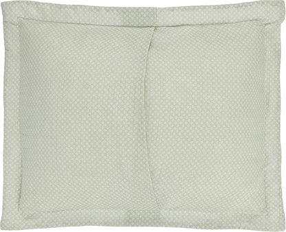 Laura Ashley - Twin Quilt Set, Reversible Cotton Bedding with Matching Sham, Lightweight Home Decor for All Seasons (Bedford Green/Off-White, Twin)