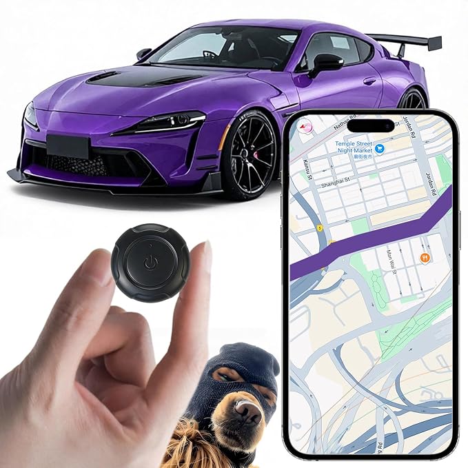 GPS Tracker for Vehicles,Car Portable Magnetic GPS Tracking Device-GF20 | Full Global Coverage Location Tracker for Car,kids,dogs,Trucks/Person. Real Time No Subscription Required/No Monthly Fee