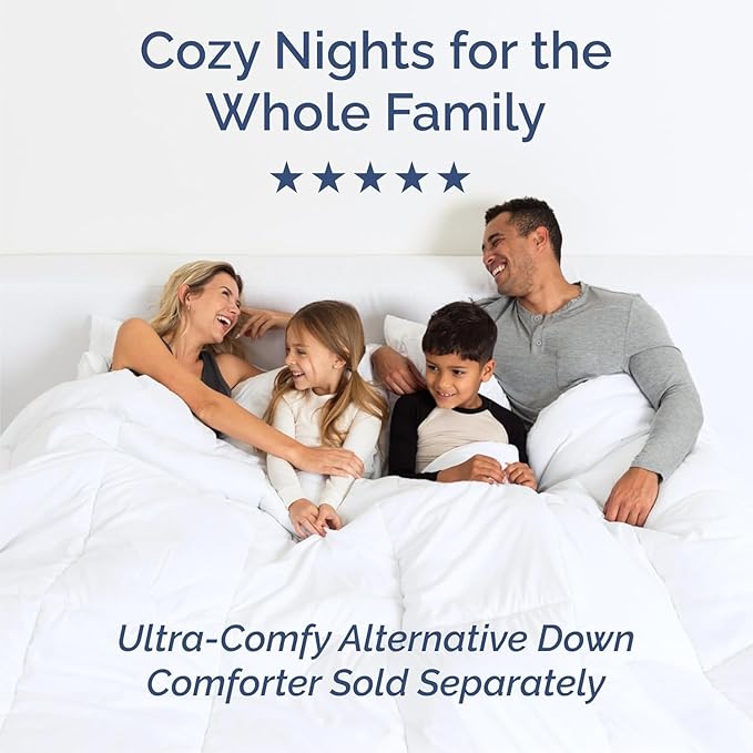 King Size 4 Piece Sheet Set - Comfy Breathable & Cooling Bed Sheets Set - Hotel Luxury Bedding for Women, Men, Kids, Teens, Boys & Girls - Deep Pockets, Ultra-Soft and Wrinkle Free - Oeko-Tex - White