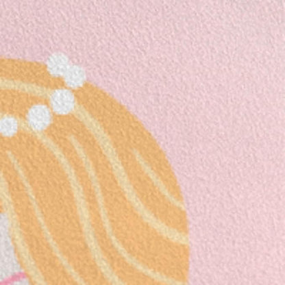 Dream Factory Kids 7-Piece Complete Bed Set Easy-Wash Super Soft Microfiber Comforter Bedding, Full, Pink Little Princess