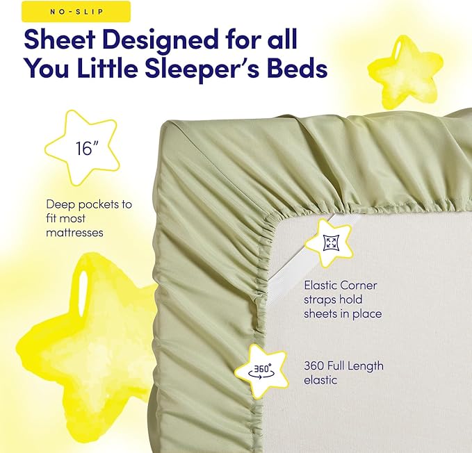 Kids Jungle Safari Comforter Set Full Size – Bed in a Bag with Savanna Animals, Sheets, Pillowcases & Shams – Soft Bedding with Lions, Giraffes, Elephants, and More – Boys or Girls Bedroom Decor