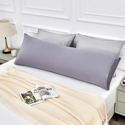 Warmstar Cotton Body Pillow Cover 1 Pack, 600 Thread Count, 20"x54", Long Body Pillow Case Cover, Soft, Breathable, Envelope Closure, Zephyr Green