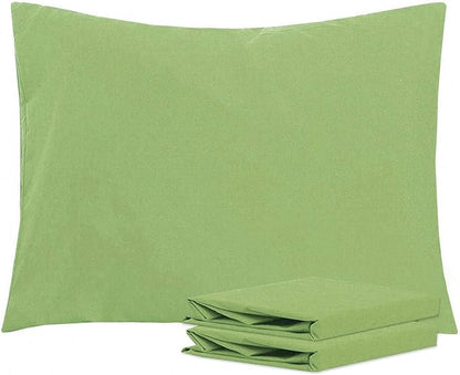NTBAY Standard Pillowcase Set - 2 Pack Brushed Microfiber 20x26 Pillowcases - Soft, Wrinkle-Free, Fade-Resistant, Stain-Resistant, Sage Green Pillowcases with Envelope Closure - 20x26 Inches