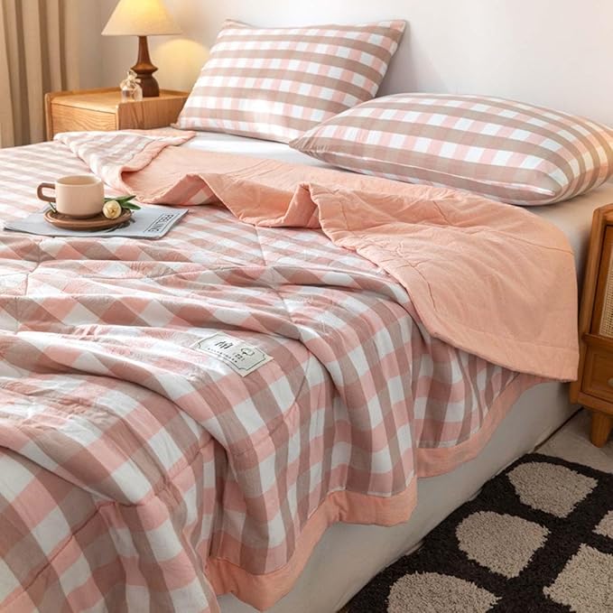 Lightweight Summer/Spring Bedspreads Quilt Bedding Set Queen Size 150*200/200*230cm ﻿ Soft And Comfortable Breathable Bedding Coverlet For All Season, Drop Nicely Quilt ( Color : 14# , Size : 180*200c
