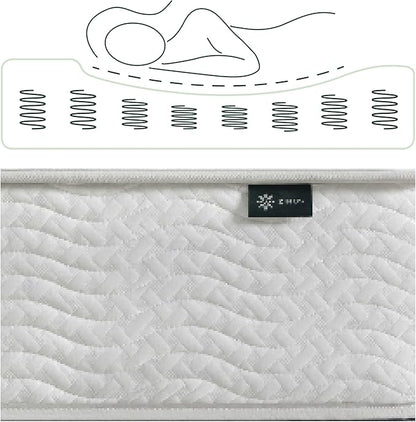 Zinus 10 Inch Foam and Spring Hybrid Mattress [New Version], Full, Fiberglass Free, Medium Firmness, Durable Support, Certified Safe Foams & Fabric, Mattress in A Box