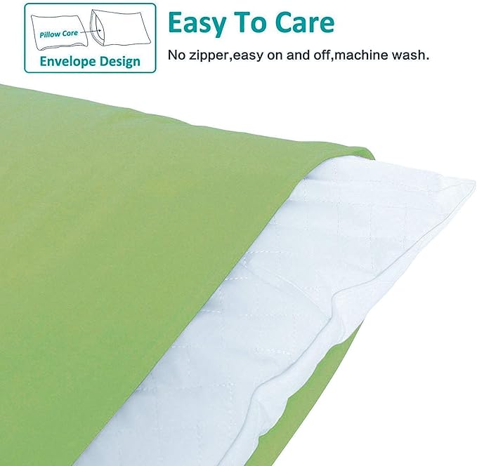 NTBAY Body Pillowcase - Brushed Microfiber 20x54 Pillowcase - Soft, Wrinkle-Free, Fade-Resistant, Stain-Resistant, Sage Green Body Pillow Cover with Envelope Closure - 20x54 Inches, Sage Green