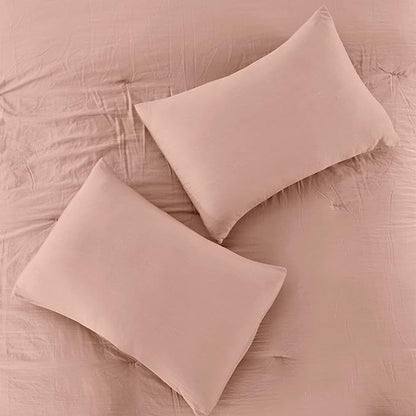 Modern Threads - Comforter Set - Down Alternative Brushed Microfiber - Elegant All Season Bedspread Set - Includes Comforter, Shams, & Decorative Pillow - Luxurious Bedding - Peony Silver, King