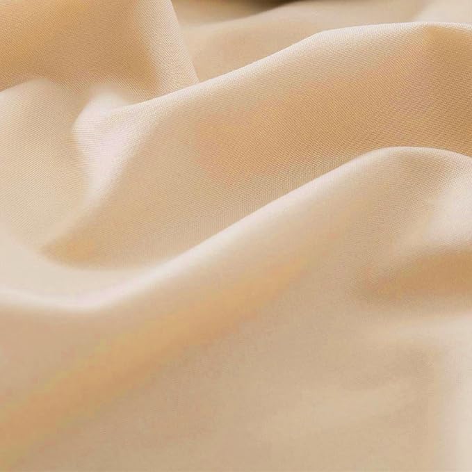 Microfiber Standard Bed Pillowcases 2 Pack, Super Soft Bed Pillow Covers Envelope Closure, Wrinkle, Fade and Stain Resistant, 20x26, Beige