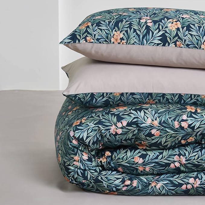 Cupocupa Duvet Cover Set;Duvet Cover Twin Bedding Set Fluffy Boho Duvet Cover Set Paisley Floral Bedding Collection Duvet Cover with Pillowcases