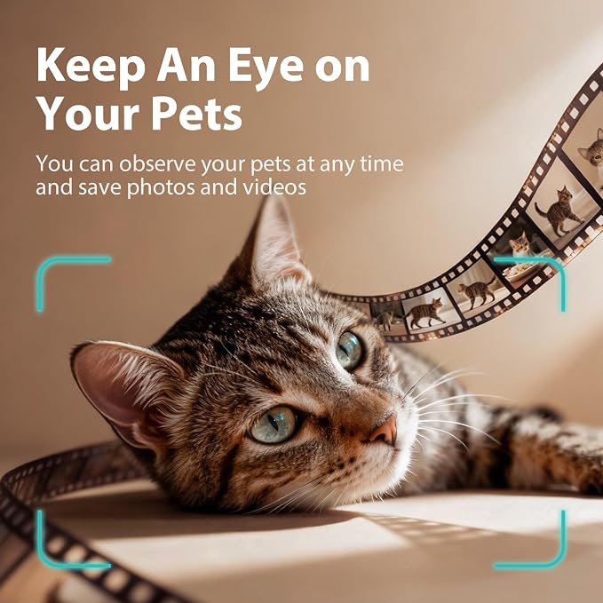 IMIPAW Automatic Cat Feeder with Camera and Water Fountain, HD AI Pet Recognition, APP Remote Control, Timed Food Dispenser, Two-Way Audio, Night Vision Function, 3L Fountains for Drinking with Filter