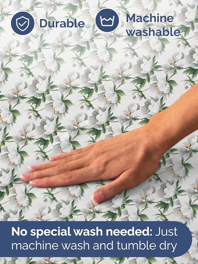 Floral Sheets - Flower Print Bed Sheet Set - 1 Flat, 1 Fitted & 2 Pillowcases w/ Deep Pockets - Comfy, Cozy, Wrinkle & Fade Free - Boho Botanical Bedding - Soft, Breathable & Cooling - Full Size Set