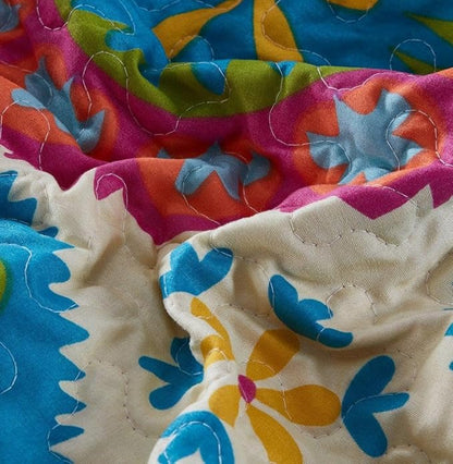 Virah Bella Duke Imports 3-Piece Suri Quilt Set, Multi, King