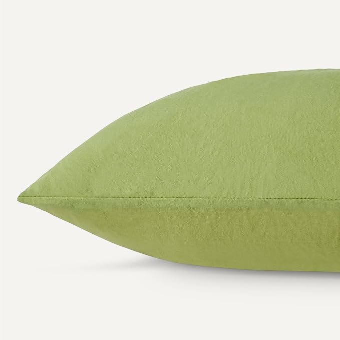 Amazon Basics Full Bed Sheet, 4-Piece Bedding Set, Double Brushed Microfiber, Ultra Soft, Easy Care, Green