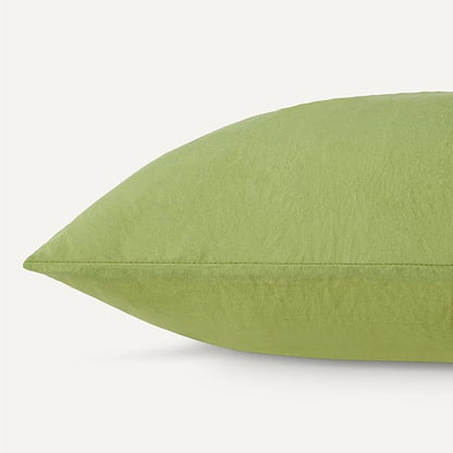 Amazon Basics Full Bed Sheet, 4-Piece Bedding Set, Double Brushed Microfiber, Ultra Soft, Easy Care, Green
