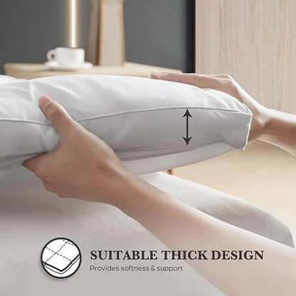 Hotel Grand Pillow Top Mattress Topper Queen Size - Waterproof Mattress Protector Quilted Fitted Mattress Pad Cover with 8-20 Inch Deep Pocket Down Alternative Fill (60x80 inch, White)