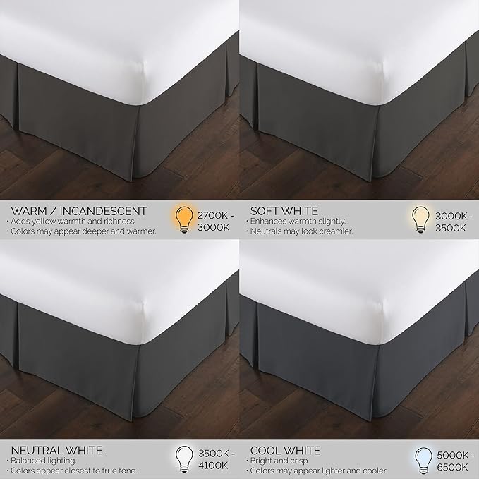 Southshore Fine Living, Inc. Hotel Quality California King Bed Skirt - 14" Drop, Elegant Pleated Design, Premium Dust Ruffle/Cal King Bed Skirt, Easy Care, Luxury Bed Skirt Cal King Size, Slate