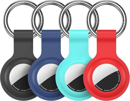 Compatible for AirTag Holder Keychain for Apple Air Tag 1st&2nd Generation | Airtag Key Chain Ring Case Cover for Air Tag Holder GPS Tracker Item Air Tags Finders Air Tagholder for Kids,Bags,Luggages