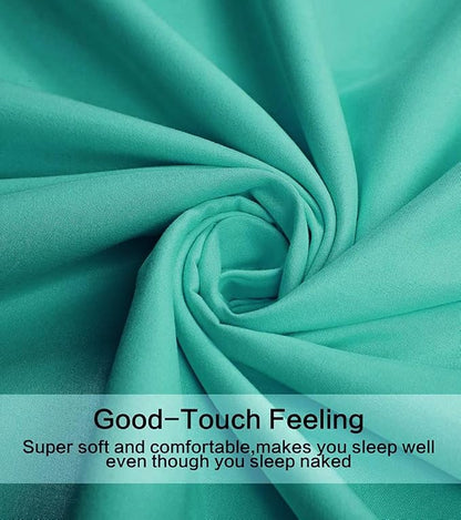 Best Season 4 Piece Bed Sheet Set (Queen Size Turquoise) 1 Flat Sheet,1 Fitted Sheet and 2 Pillow Cases,100% Brushed Microfiber 1800 Luxury Bedding,Deep Pockets,Extra Soft & Fade Resistant