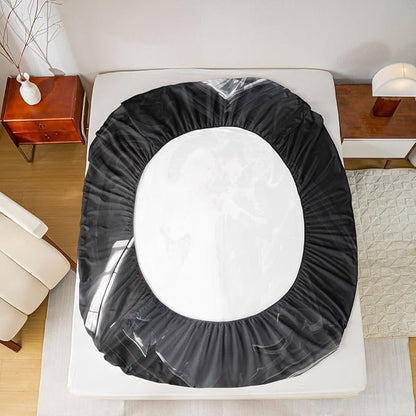 Erosebridal Angel Wings Sheets for Boys Girls Black and White Angel Fitted Sheet,Romance Love Kids Bedding Sets Princess Fairy Style Bed Sets Full 3 Piece