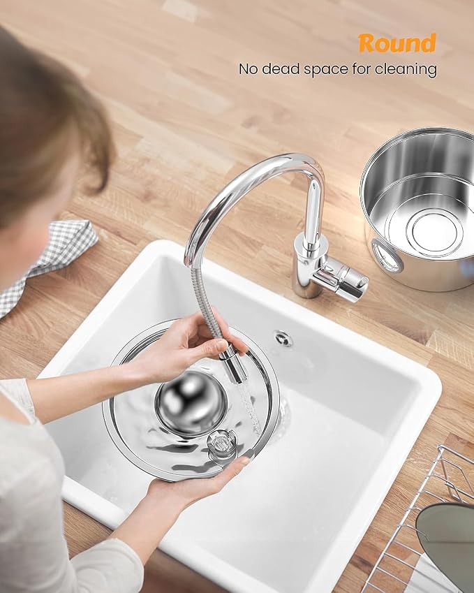 AONBOY Cat Water Fountain with 6 Filters + 3 Sponge Filters | 108oz/3.2L Cat Fountain Stainless Steel with Water Level Window Faucet Shape Dog Water Fountain Multi Filtration
