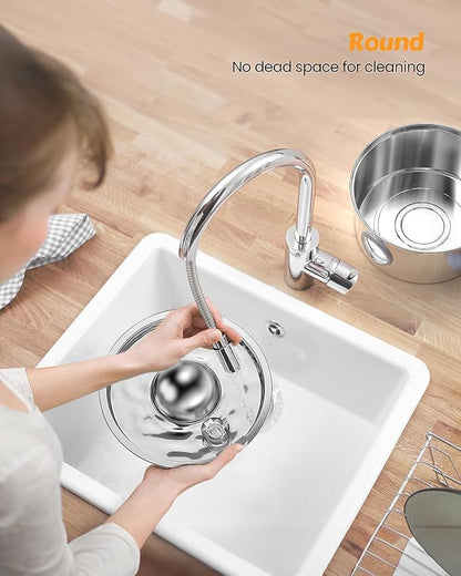 AONBOY Cat Water Fountain with 6 Filters + 3 Sponge Filters | 108oz/3.2L Cat Fountain Stainless Steel with Water Level Window Faucet Shape Dog Water Fountain Multi Filtration